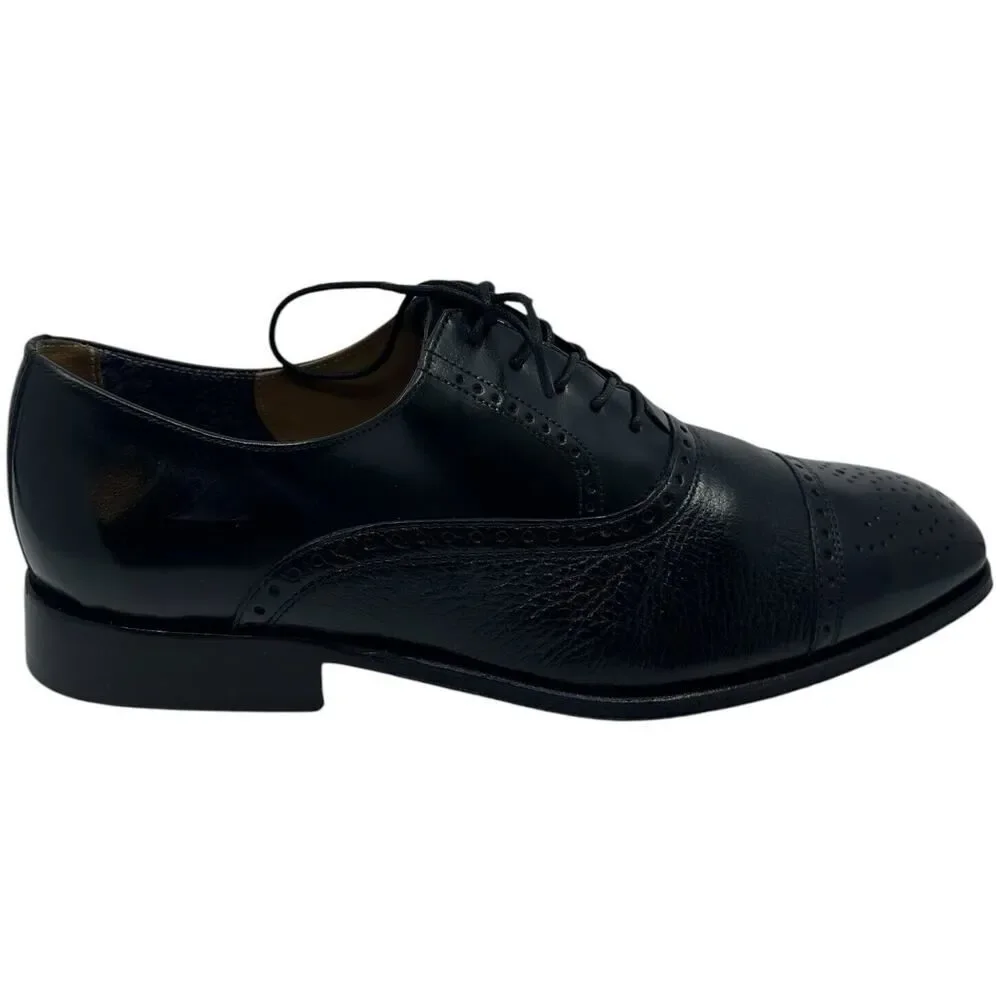 Florsheim Imperial Bio Comfort Mens Shoes Black Leather Oxfords 10D 12031 Preown